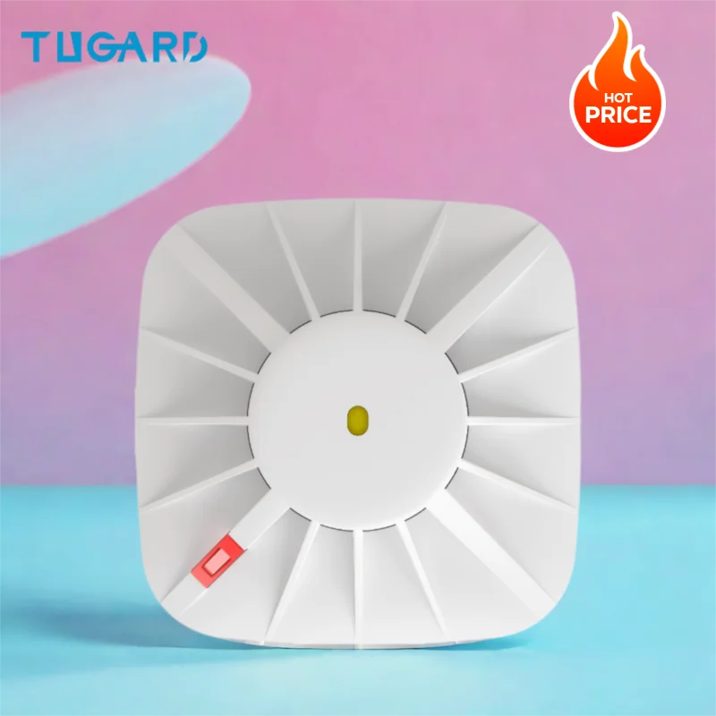 Independent Smoke Detector Sensor for Home Warehouse Security - Smart Fire Alarm with Advanced Smoke Detection