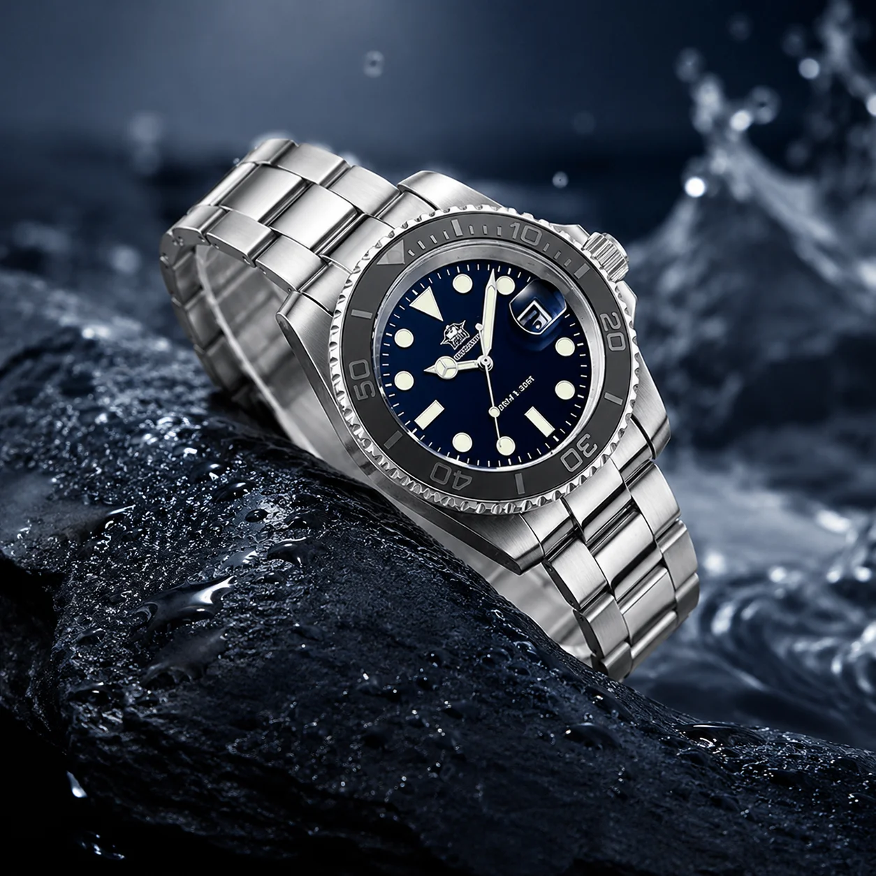 

ADDIESDIVE Luxury Watches Man High Quality Calendar Japan 2115 Quartz Watch 200m Waterproof Luminous Stainless Steel Watches