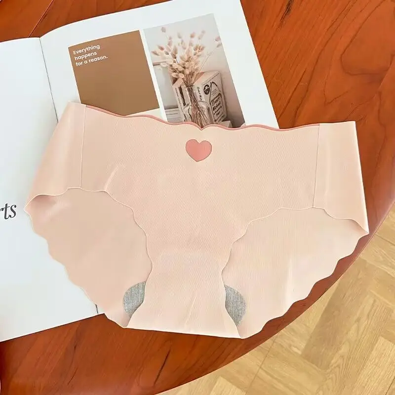 Seamless Panties For Women Low Rise Panties Briefs Female Underwear Thin Underpants Comfort Soft Lingerie Solid Color