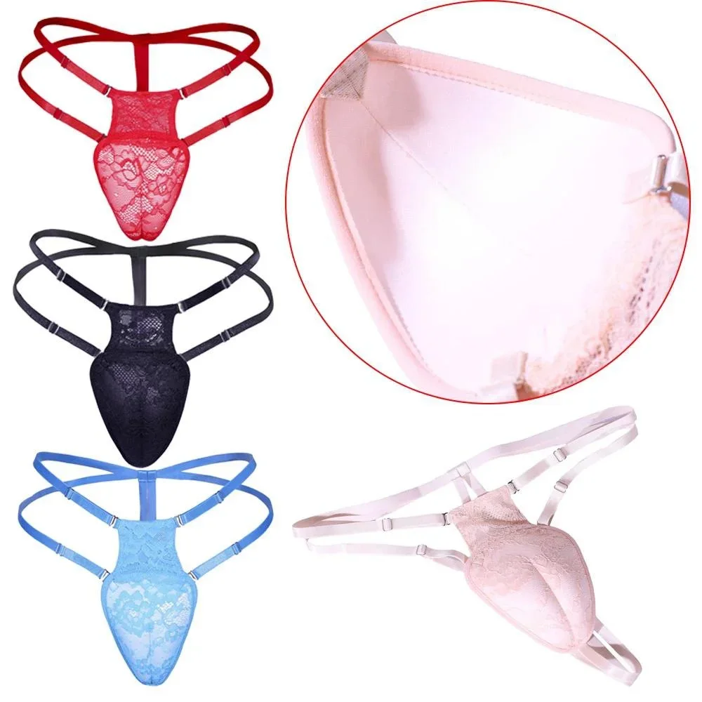 Mens Hiding Gaff Panties Fake Vagina Padded G-Strings Crossdresser Transgender Gay Shemale Camel Toe Underwear Backless Thongs
