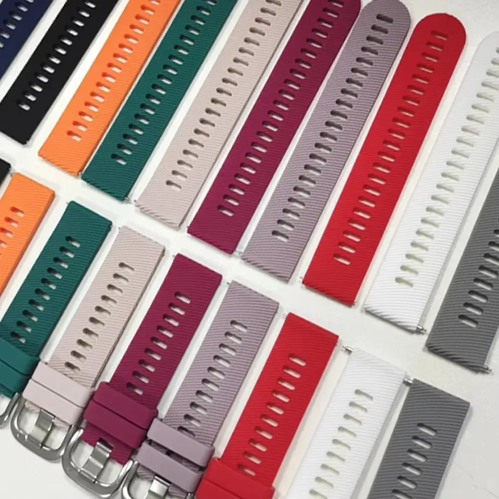 Silicone Bracelet for HUAWEI WATCH 5 4 GT 5 4 Pro 46mm GT5 GT4 42mm Wrist Band HONOR Magic Watch4 GS 3 Pro 20mm 22mm Watch Strap