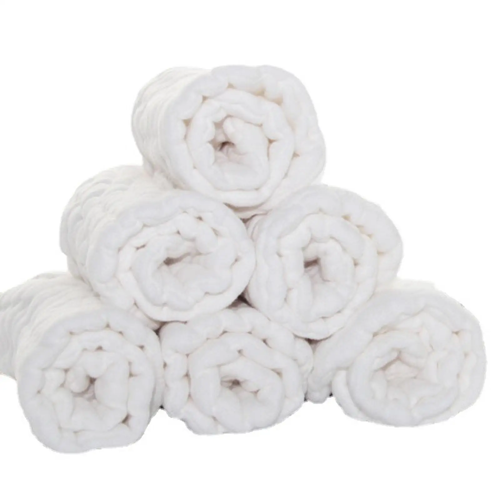 Soft Breathable Diaper Inserts 12 Layer Gauze Reusable Nappy Liner for Baby Girls Boys Pocket Cloth Diapers