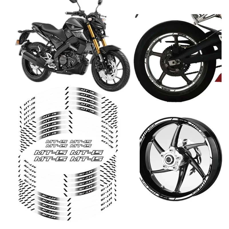 

Для YAMAHA MT-15 MT15 MT 15, детали мотоцикла, контурное украшение на колесо, наклейка-A