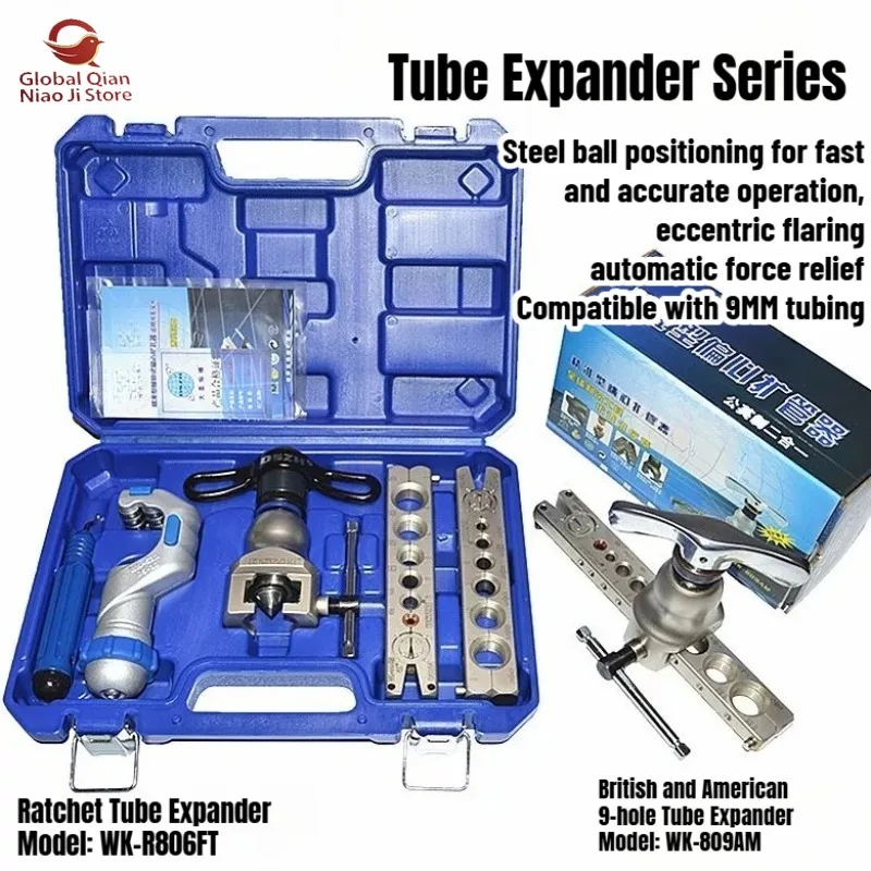 Eccentric Flaring Tool WK-R806FT, Air Conditioning Copper Pipe Flare Forming Tool / Precise Positioning Tube Flaring Tool
