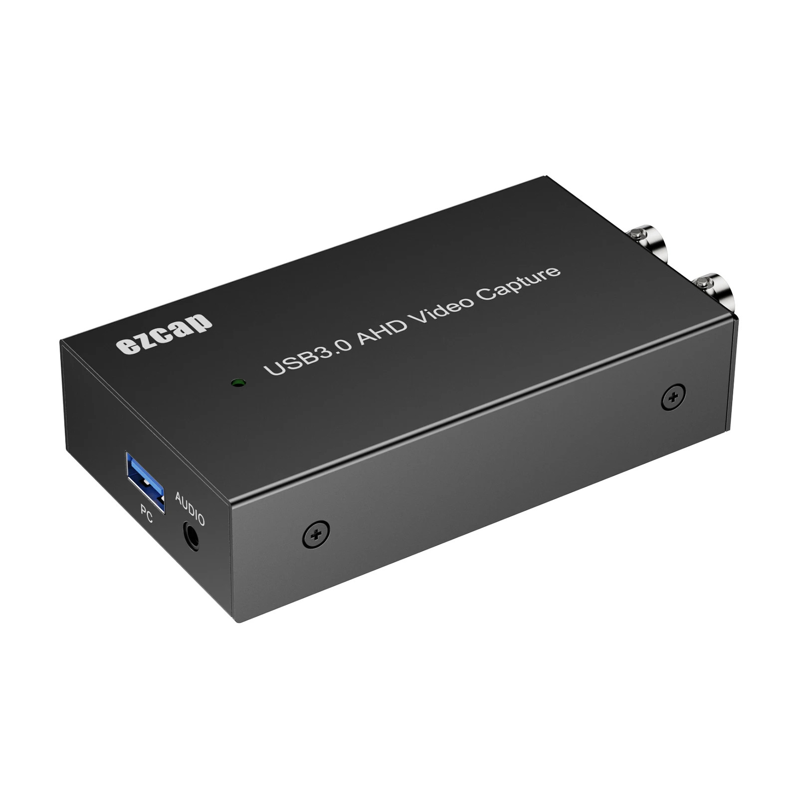 1080p60hz BNC AHD To USB 3.0 Video Capture Card UVC Video Grabber 3.5mm Audio Input for AHD CCTV Camera Recording Live Streaming