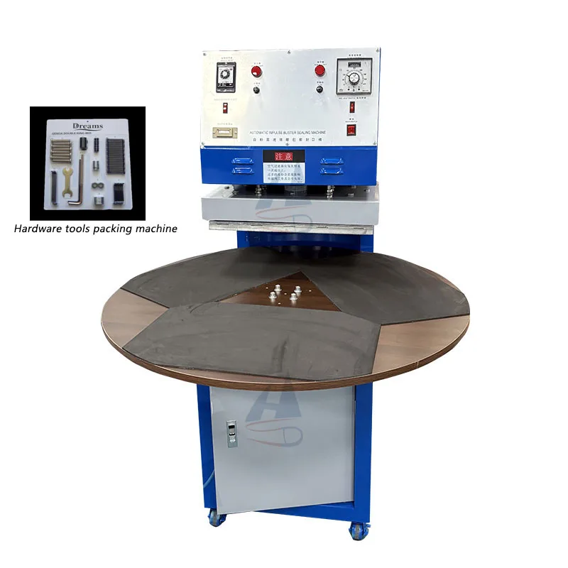 Hardware Tool Packing Machine PVC Blister and Paper Card Sealing Machinery Manual Type Blister Packing Equipment