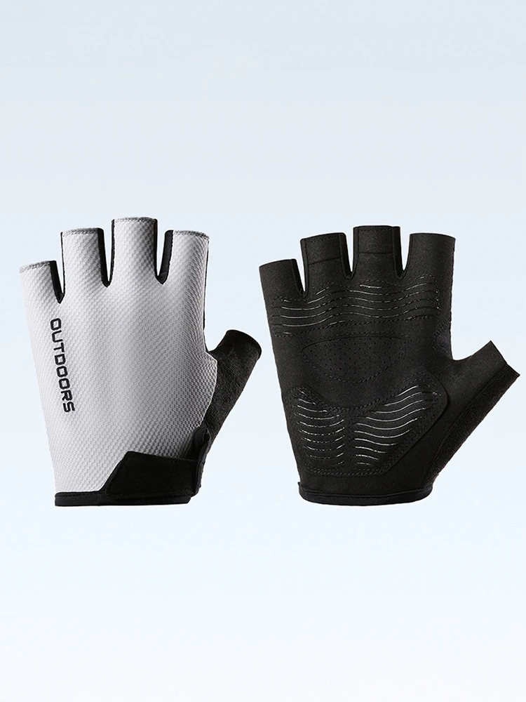 AliExpress RNO Rich Name Ocean Breathable Half Finger Cycling Gloves Anti Slip Pad Motorcycle MTB Road Bike Gloves Men Women Sports Bicycle Gloves