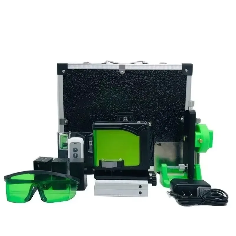 hot sale New Aluminum Alloy Wall Sticking Level XE-HC16 16 Line Super Bright Green Floor Tile Construction Level