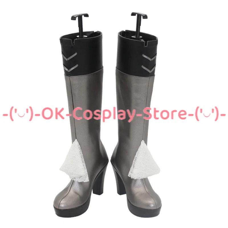 Percorso di gioco per nessun posto Etti scarpe Cosplay scarpe in pelle PU stivali di Halloween puntelli Cosplay su misura