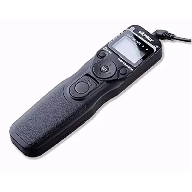 

2026 VILTROX MC- N3 Wired Digital Timer Remote Controller for Nikon:D90,D600,D3100,D3200,D5000,D5100, D7000,D8000..