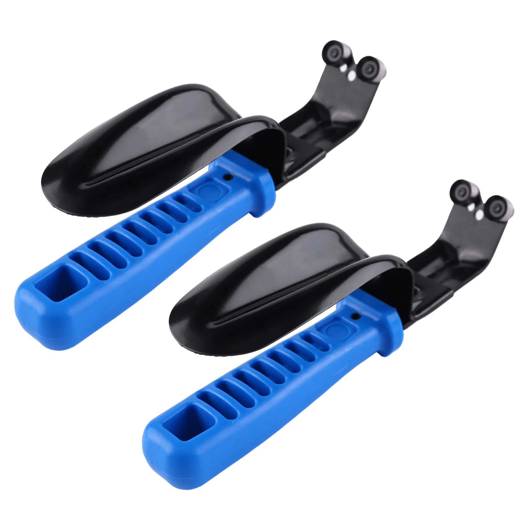 -[Retail TX] 2X Handheld Portable Double Sheet Metal Deburring Tool With Guard 1-12Mm Cutting Blades, Burr Trimming Cutter Blade