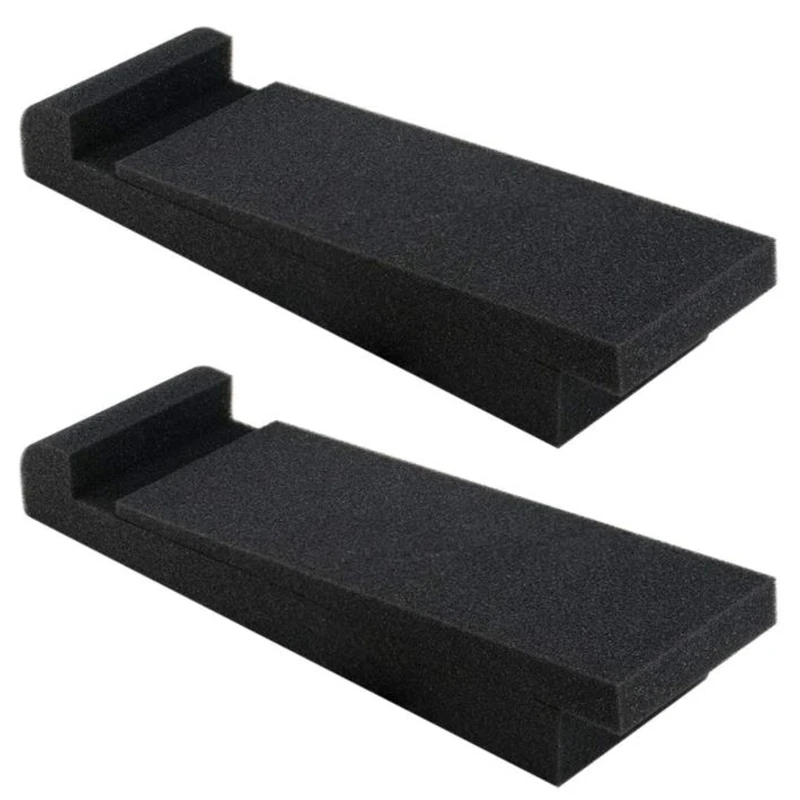 Almofadas de alto-falante de isolamento de monitor de estúdio almofadas de suporte de monitor de estúdio, espuma acústica para base de alto-falantes de 3 polegadas-10 polegadas