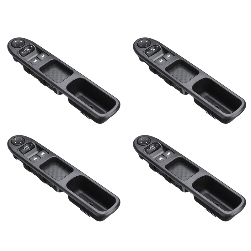 

4X Front Left Master Power Window Switch For Peugeot 307 2000-2005 96351622XT 6554.E4-A82M