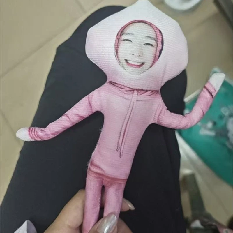 Sunghoon Plush Doll with Fruit Headgear, Adjustable Poses