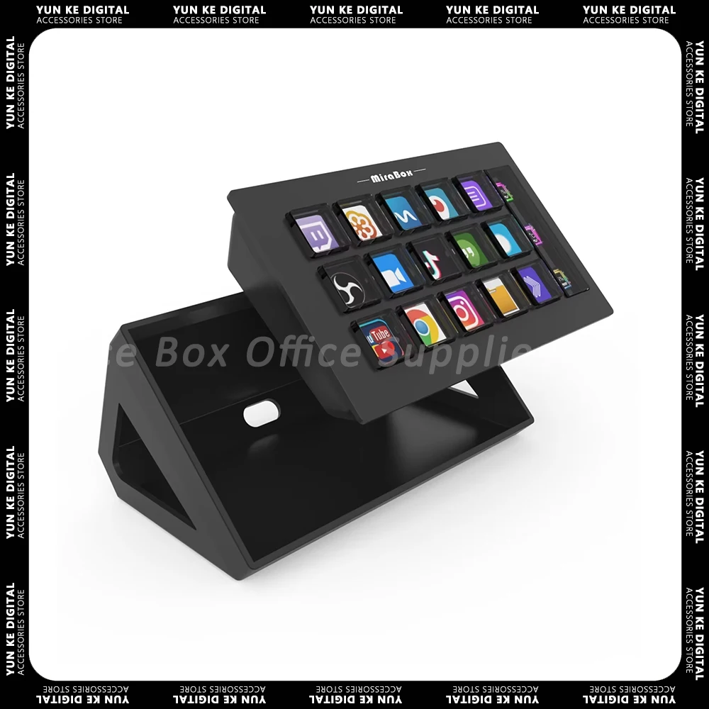 Mirabox 293s Streamdeck Visual 15 Keys Mini Keyboard Lcd Button Living Controller Button Custom Desktop Decoration For Win/Macos