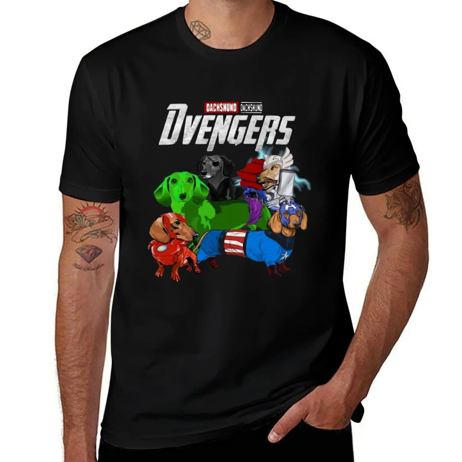 Endgame Dachshund T-Shirt t shirts with prints man t shirts for men T-Shirt