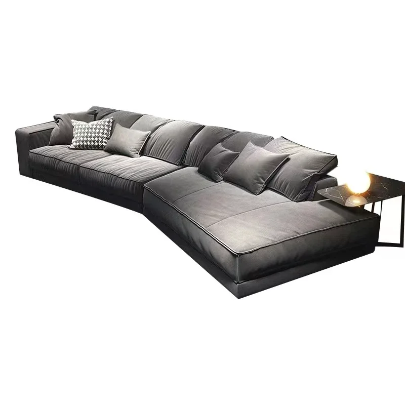 White Simple Soft Sofa Chair Unique Filling Nordic Individual Loveseat Lazy Sofa Modern Designer Divano Soggiorno Home Furniture image 6