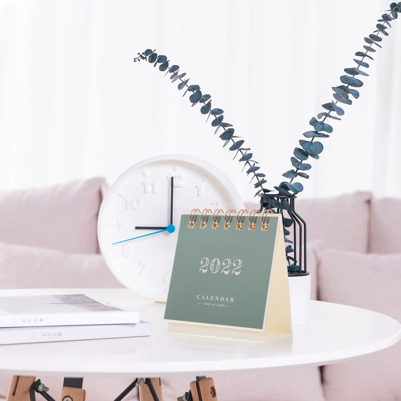 

5 шт. мини-календарь на 2022 год, стильный свежий декор для стола, праздничные даты, прозрачный блокнот, настольный календарь, настольный декор для заметок