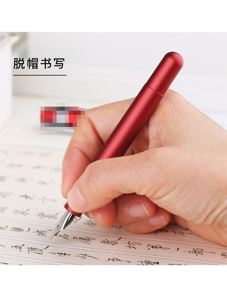 MAJOHN Alpha Lekki długopis ze stopu aluminium Hand Account Expert Travel Short Pen Pocket Pen Ultra Fine EF F Small Art Tip — zdjęcie produktu 7