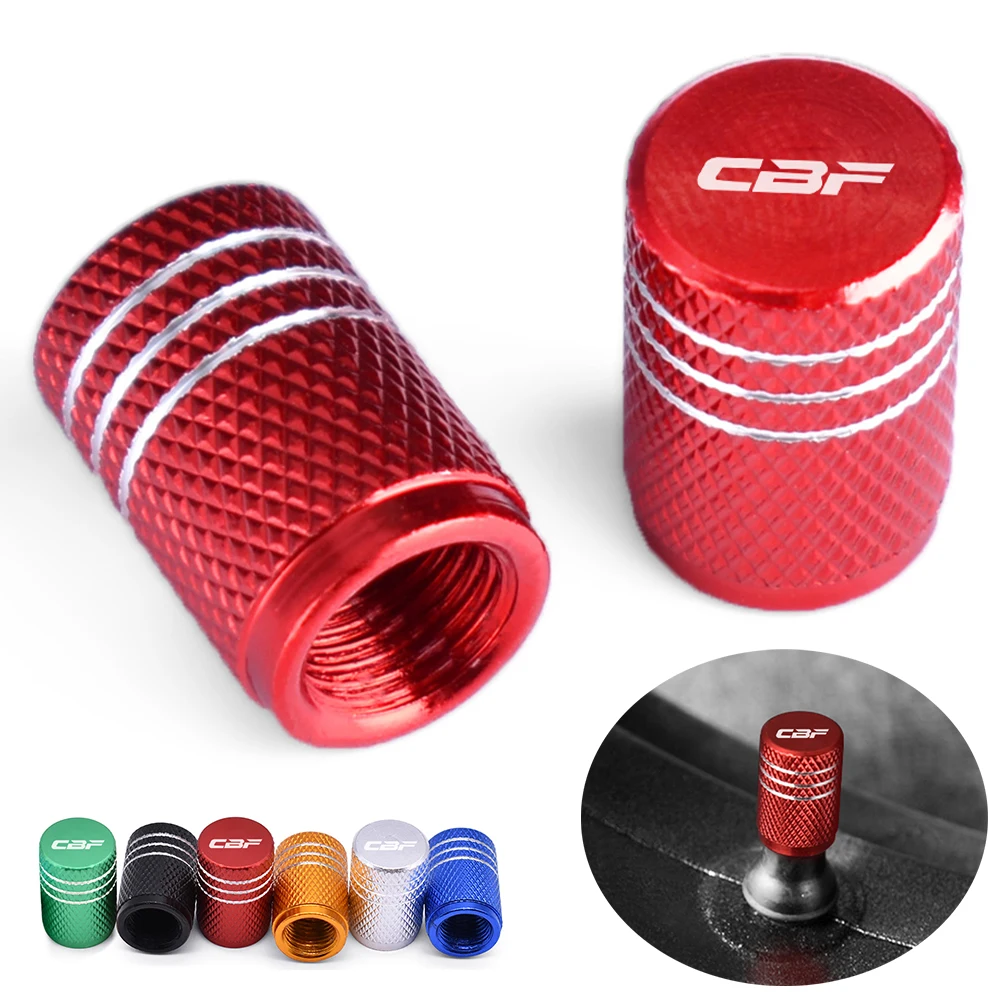 For Honda CBF 125 150 250 500 600 S 1000 CBF500 CBF600 CBF1000 Motorcycle Tire Valve Caps Wheel Tyre Rim Stem Covers