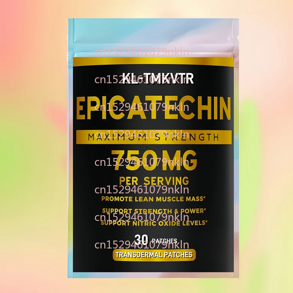 

30 трансдермальных пластырей с экстрактом эпикатехина — для поддержки роста мышц, выработки оксида азота, ингибитора миостатина, повышения выносливости и энергии