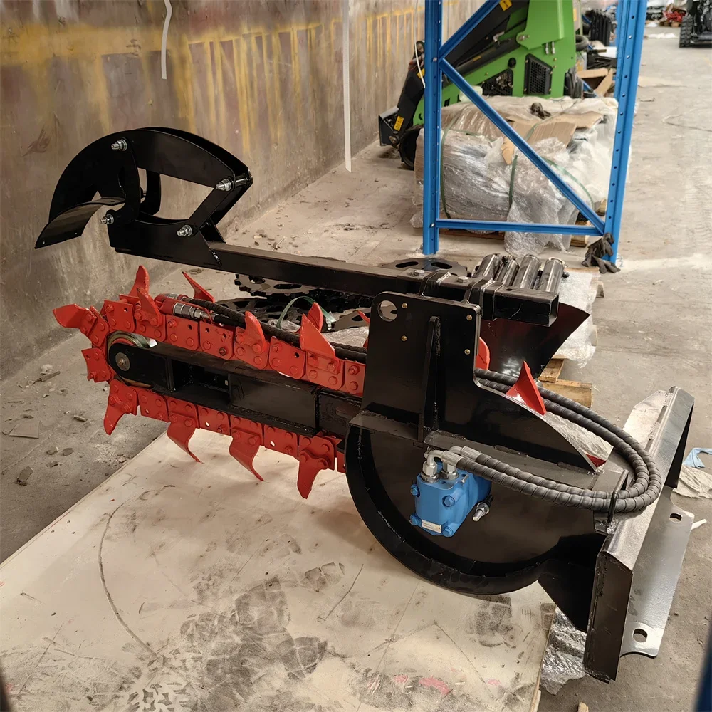 Trencher Attachment for Mini Skid Steer Loader