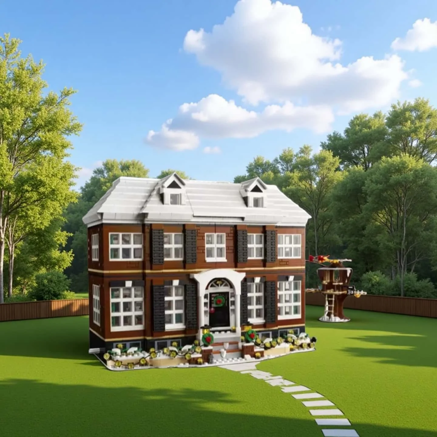 

2025 NEW 3955pcs Street View Alone the House Building Blocks Toys Christmas Gifts Birthday Gift