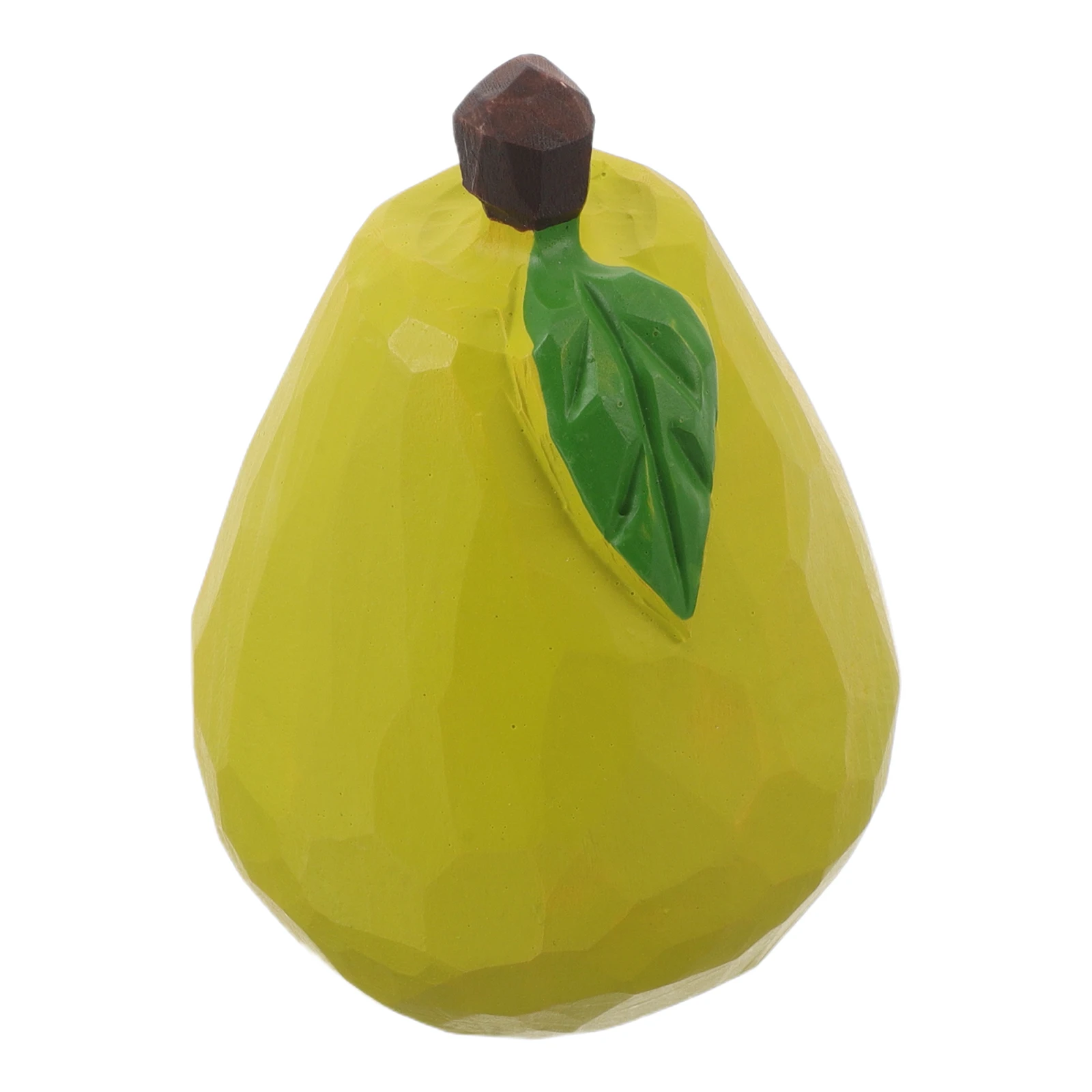 

Wooden Carved Pear Ornaments Simulation Fruit Decoration Fruits Artificial Food Crafts Mini Statue Faux Pears
