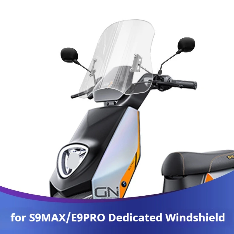 For Yadea S9MAX E9 E9PRO Crown 3 Electric Scooter Front Windshield, Chest Protection Wind Deflector Mod Parts