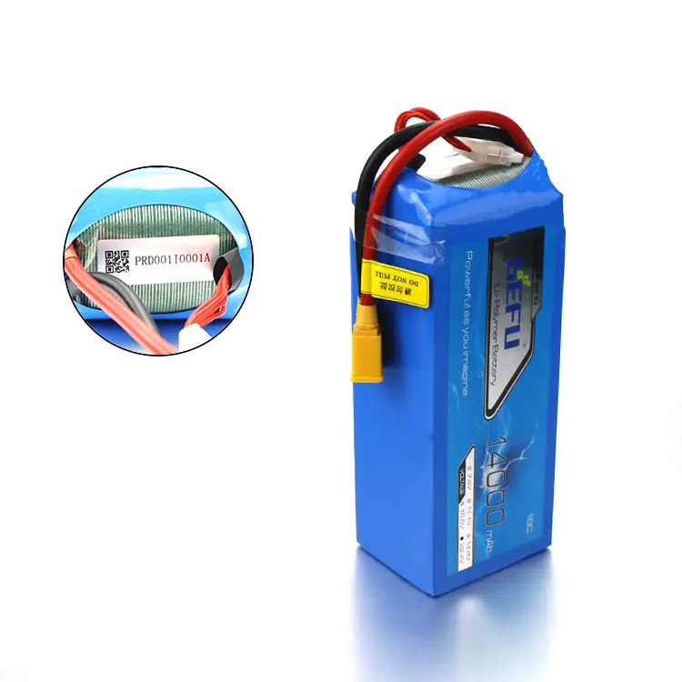 14000 mah 4 s 12 s22. 6 s 2 v6s1p unmanned aerial vehicle lithium battery for  agriculture