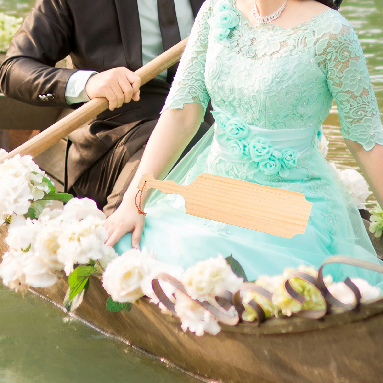 

Wooden Paddle Craft Unfinished Smooth Surface DIY Painting Decoration Wood Shapes for Crafts Holiday Gift Wooden Paddle