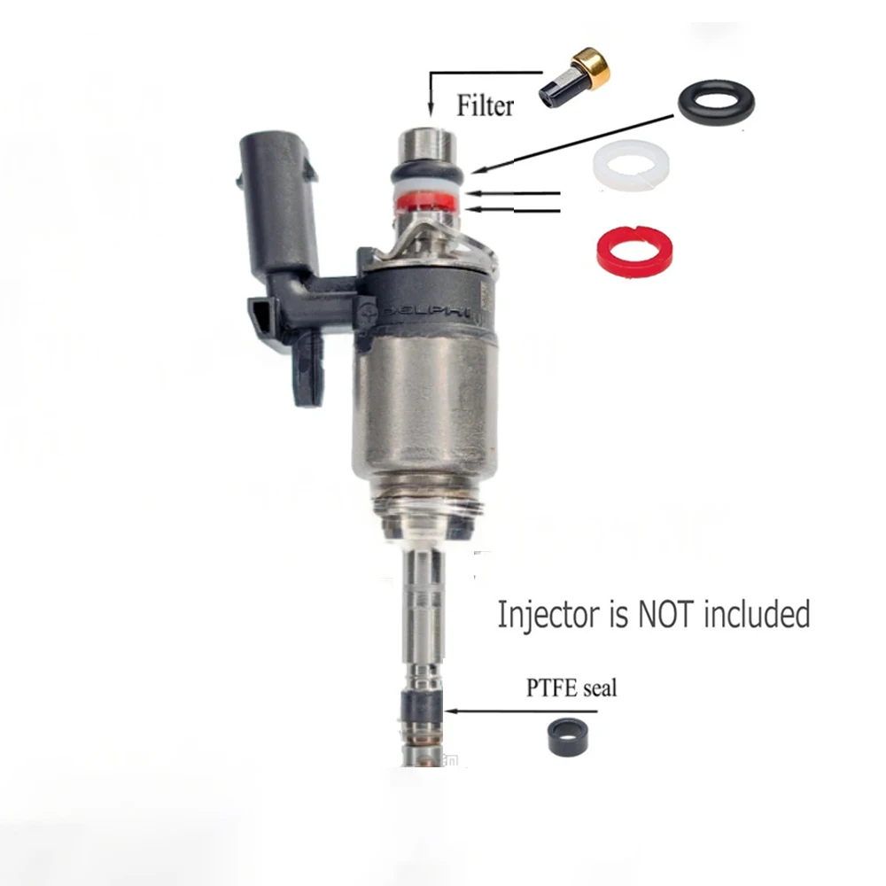 1/4 Set GDI Fuel Injector Repair Kits For 04E906036AP 04E906036AD For Volkswagen Taigun Golf Audi A1 S1 A3 Seat Skoda 1.5 TFSI