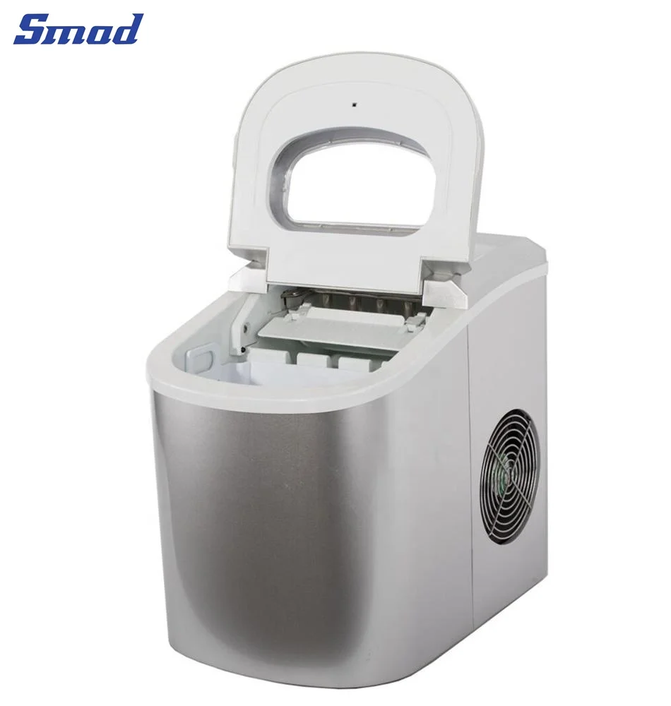 صانع مكعبات الثلج على سطح المكتب الصغير باللون الفضي #5