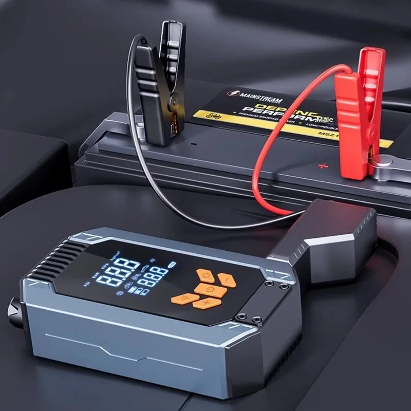 Outdoor Car Emergency Start Power, All-in-One Inflatable Battery, Emergency Multi-Function, Camping, Hiking, Treasure, Fire Wire