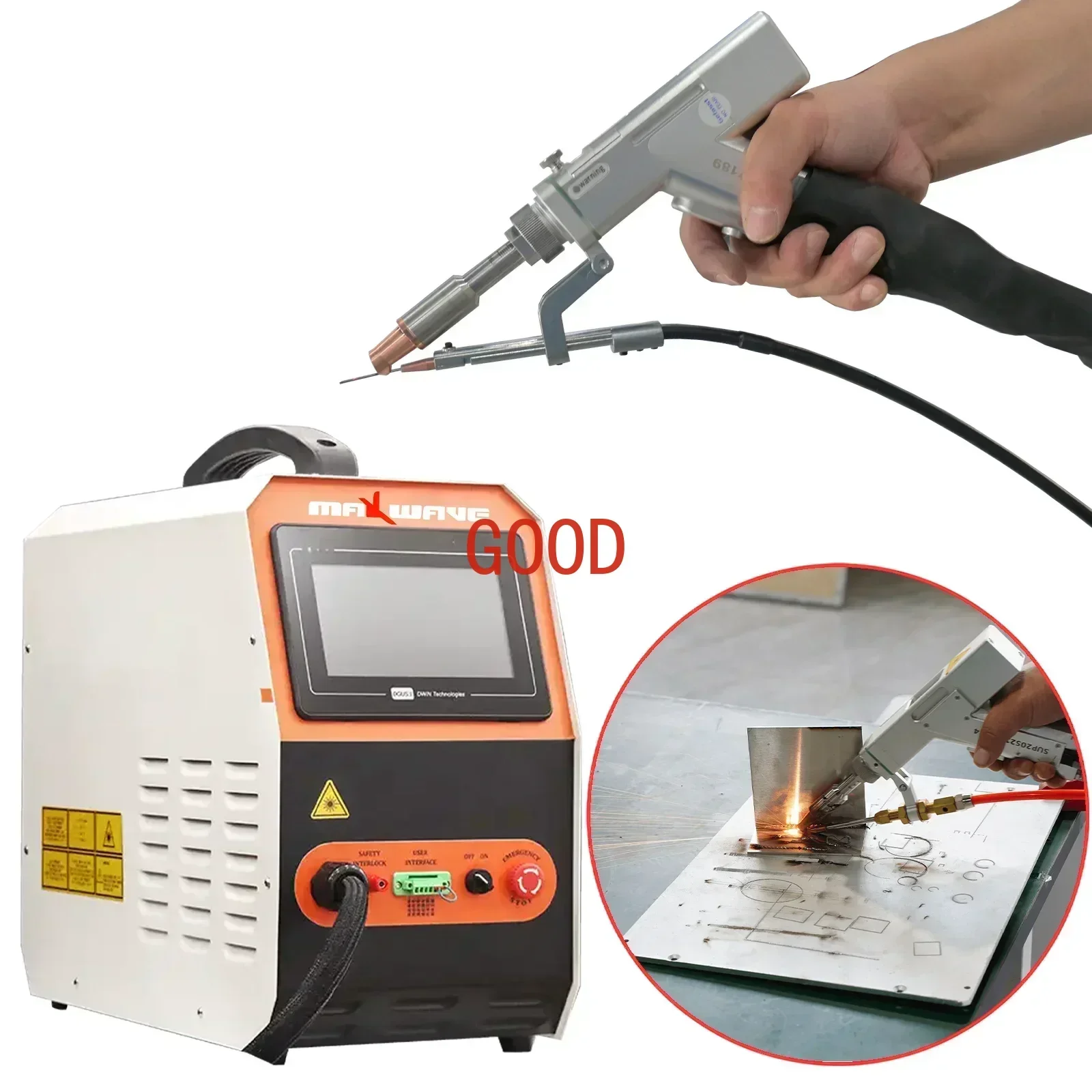 Laser Welders Handheld Mini Portable Laser Welding Machine 1000w 1500w 2000w For Metal Steel Stainless Steel Easy Carry