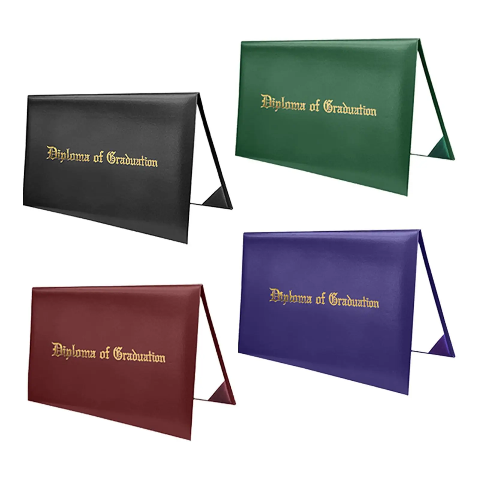 

Imprinted Diploma Cover Multipurpose Portable Diploma of Graduation Sturdy Certificate Cover for Souvenir Award Recognition