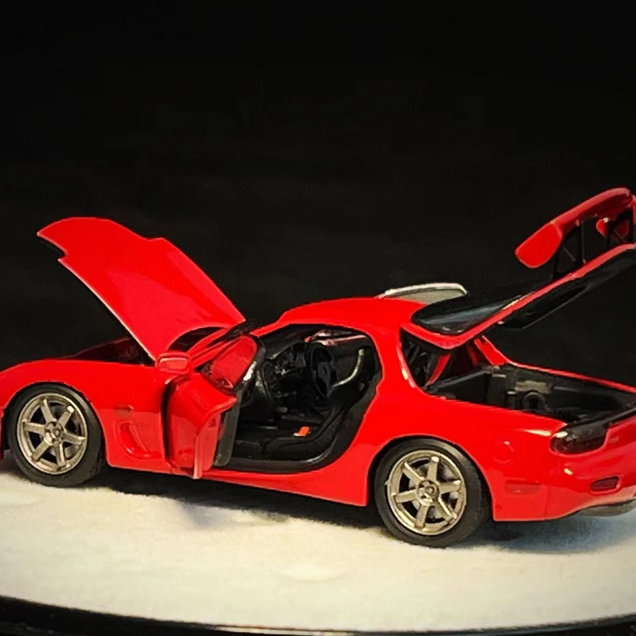 PGM1:64 RX7 FD3S limited Edition alloy car model collectible gift
