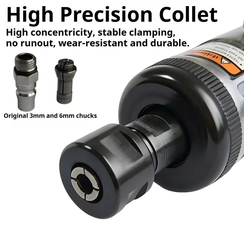 Industrial Pneumatic Die Grinder High Speed Multi-Function Air Tool Professional Tire Repair Polishing Grinding Engraving Tool