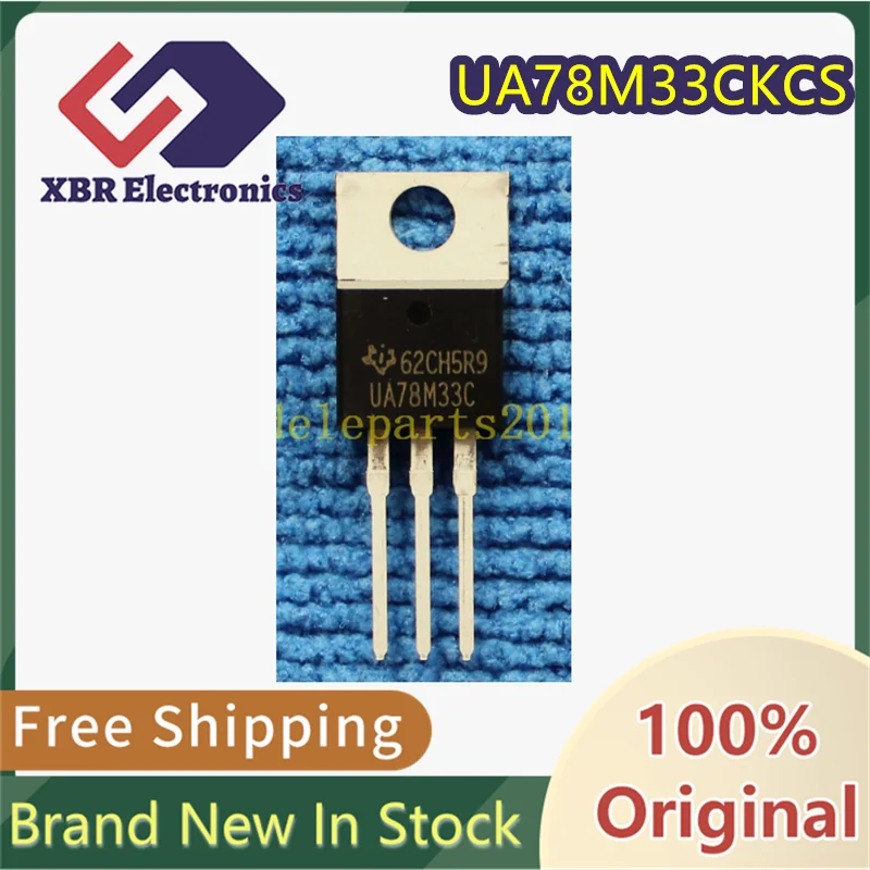 (5/50 Pieces) UA78M33CKCS UA78M33 UA78M33C Through-Hole TO-220 Brand New Genuine Authentic In Stock