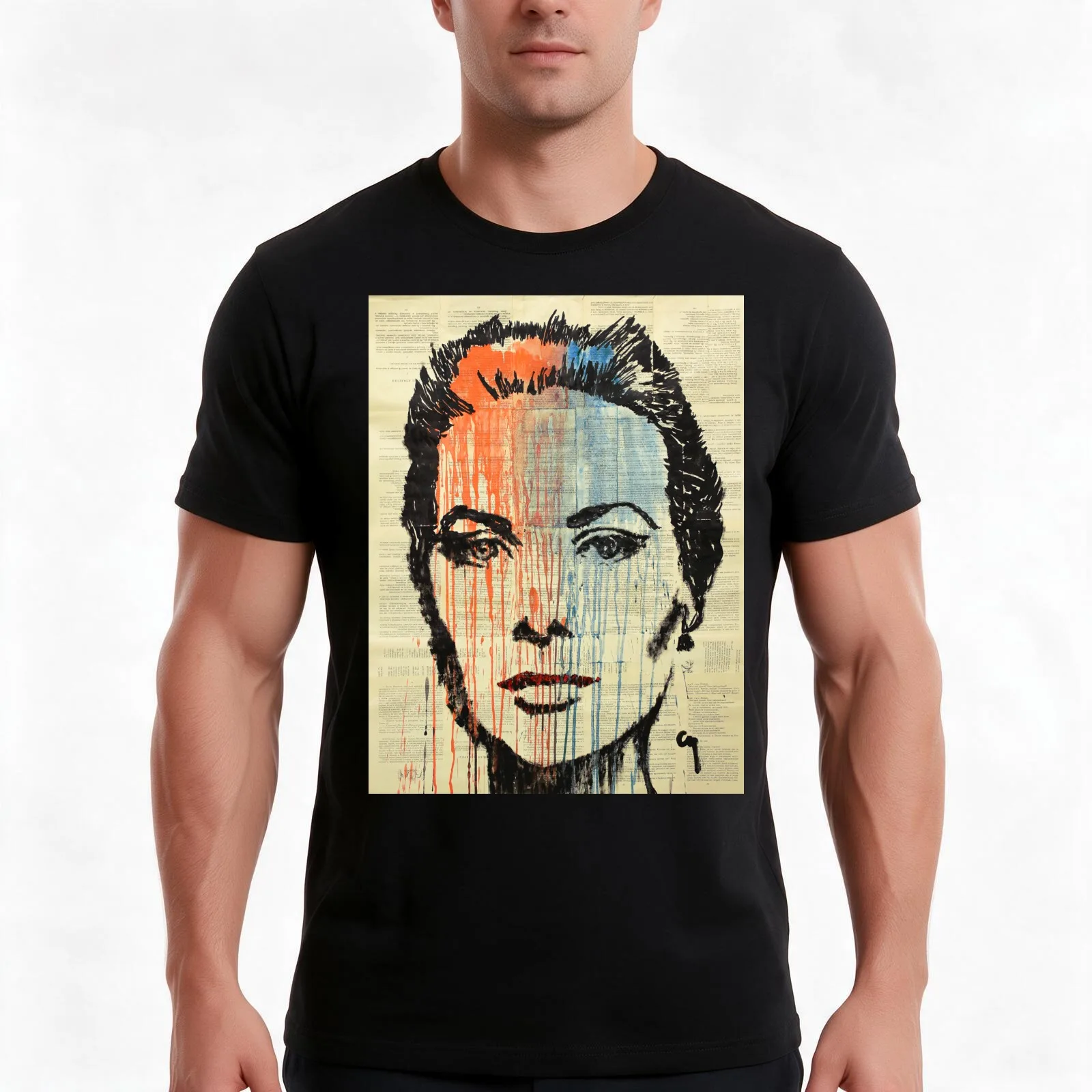 Grace Kelly T-Shirt, Summer Casual Cotton Tee, Oversized Streetwear Tops, Vintage Graphic Print, Loose Fit Short Sleeve