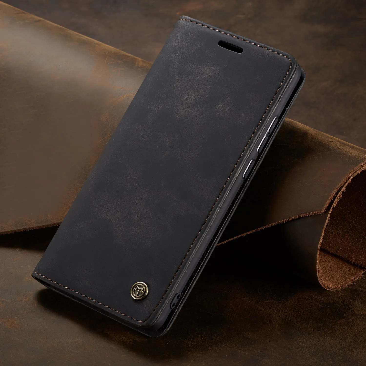 Leather Case For Apple iPhone 17 16 15 14 13 12 11 Pro XR Xs Max Mini 16e Air X 8 7 6S Plus 5S SE 2020 2022 SE3 Flip Case Cover