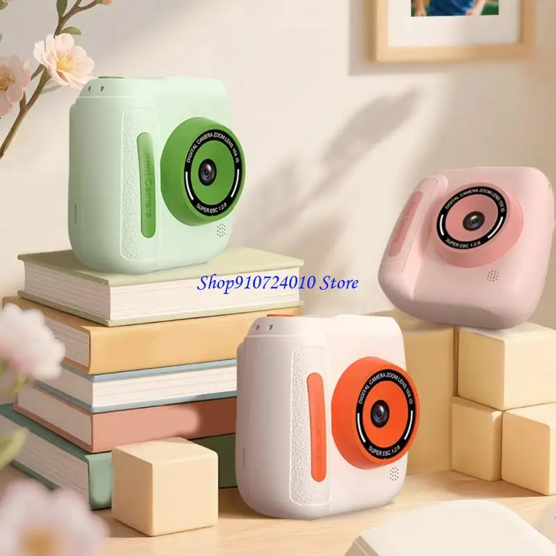 77hd Câmera digital impressão infantil com 1080p Vídeo 10x Zoom 2,4 polegadas Tela proteção ocular incorporada Bateria