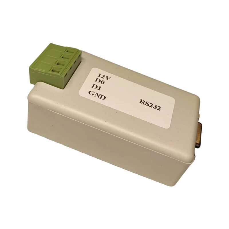 

Конвертер последовательных портов RS232 в Wiegand для систем контроля доступа (WG26, WG34)