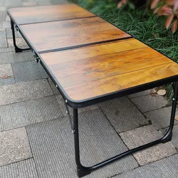 Table Pliante pour Randonnée dans la Nature, Terrasse Touristique, Pêche, Économiseur d'Espace, Meubles de Jardin