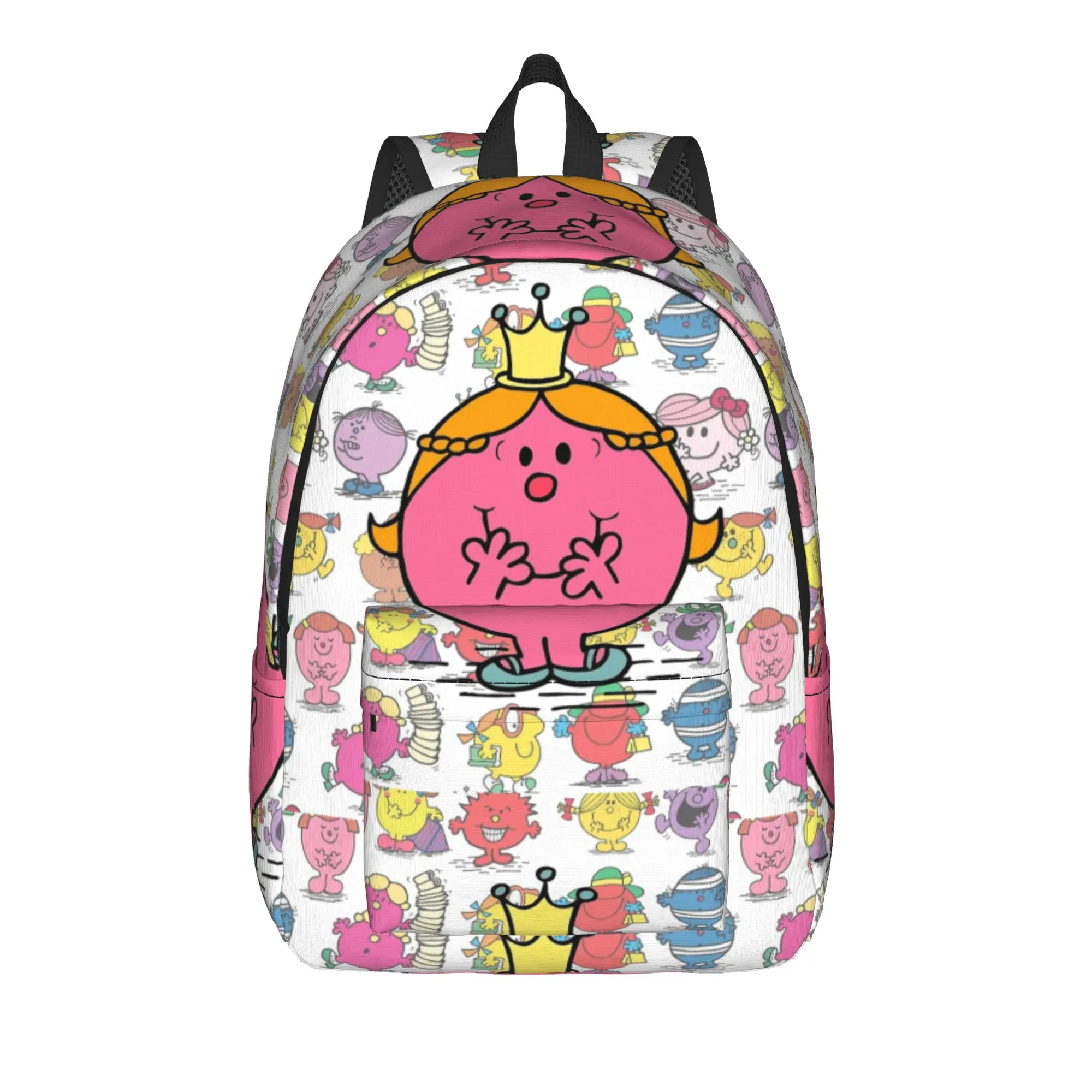 M-Mr M-Men L-Little M-Miss Princess Backpack for Men Women Teenage High School Work Daypack  Laptop Shoulder Bag Outdoor
