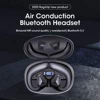 For Xiaomi Huawei Air Conduction Bluetooth Headphones Noise Reduction Sports Waterproof Wireless Earphones Ear Hooks Headsets