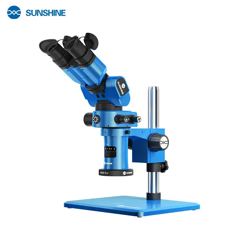 SUNSHINE R360 Pro Trinocular Microscope the 360° Adjustable Lens Module for PCB Training and Electronic Repair