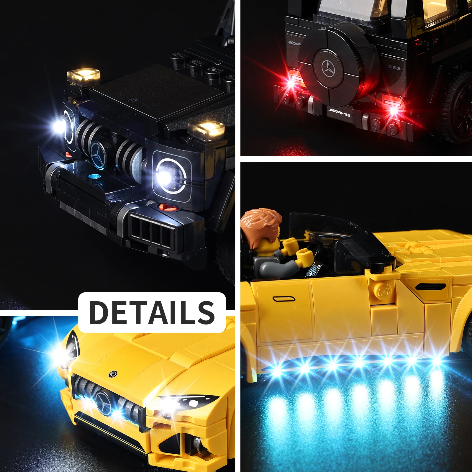 

Световые элементы для LEGO Mercedes-AMG G 63 SL 63 76924