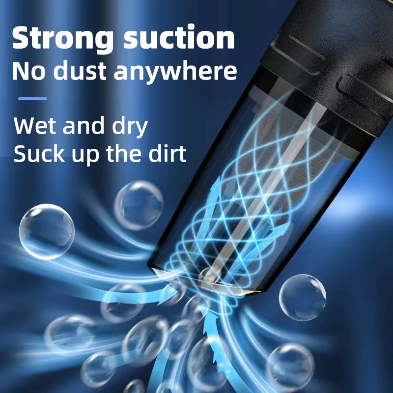 Car Multipurpose Vacuum Cleaner Handheld Powerful Suction Rechargeable Car and Home Dual Use Small Wireless Vacuum Cleaner