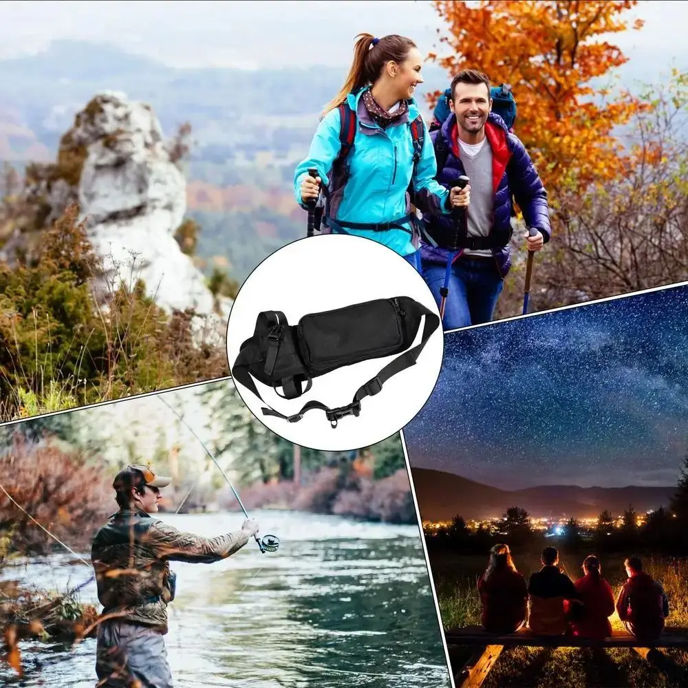 حزمة حزام الجري من قماش أكسفورد مقاومة للماء بسعة كبيرة، حقيبة كتف رياضية بسحاب قابل للتعديل، حقائب كروس للجري